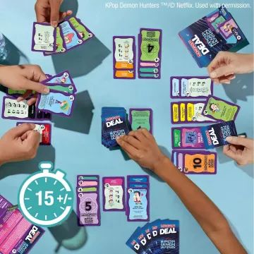 Monopoly Deal K‑POP Demon Hunters joc de cărți - .foto