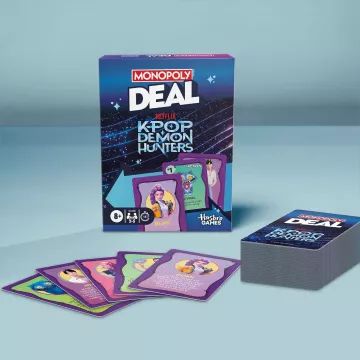 Monopoly Deal K‑POP Demon Hunters joc de cărți - .foto