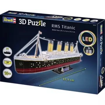 Revell - RMS Titanic - ediție LED, puzzle 3D - .foto