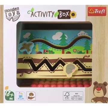 Trefl: Fajáték - Activity box CSOMAGOLÁSSÉRÜLT - . kép