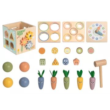 Tooky Toy: Cutie educativă din lemn - fermă - .foto