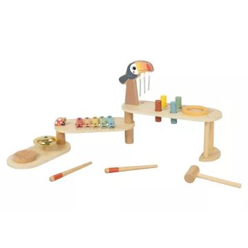 Tooky Toy: Összecsukható zenei stúdió fából - . kép
