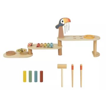 Tooky Toy: Összecsukható zenei stúdió fából - . kép