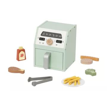 Tooky Toy: friteuză cu aer din lemn pentru joacă - .foto