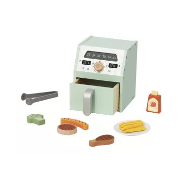 Játék air fryer fából - . kép