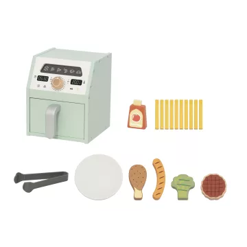 Játék air fryer fából - . kép