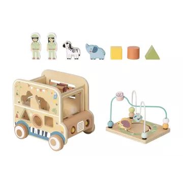 Tooky Toy: Prima mea mașinuță educativă din lemn - .foto