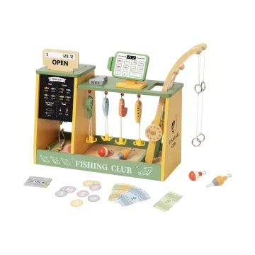 Tooky Toy: Horgászbolt fából - . kép