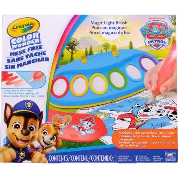 Crayola: Color Wonder Varázs festőkészlet világító ecsettel - Mancs Őrjárat - . kép