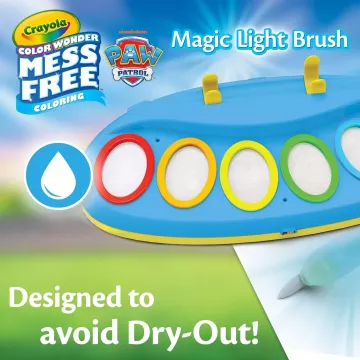 Crayola: Color Wonder Varázs festőkészlet világító ecsettel - Mancs Őrjárat - . kép