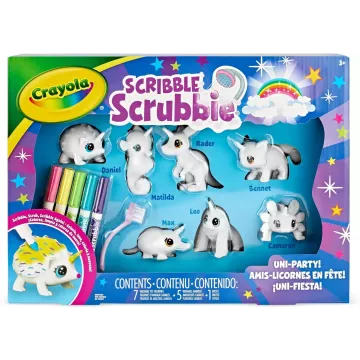 Crayola Scribble Scrubbie: Kimosható állatkák - Unikornis figurák - . kép
