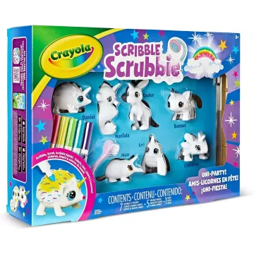 Crayola Scribble Scrubbie: Kimosható állatkák - Unikornis figurák - . kép