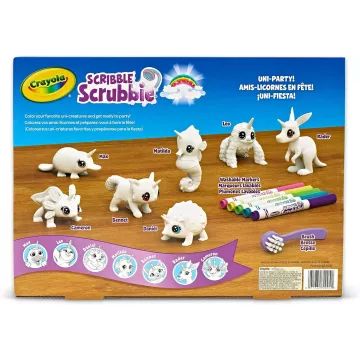 Crayola Scribble Scrubbie: Kimosható állatkák - Unikornis figurák - . kép