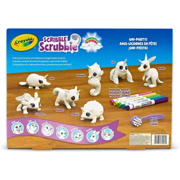 Crayola Scribble Scrubbie: Kimosható állatkák - Unikornis figurák - . kép