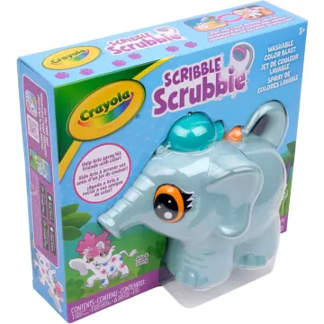 Crayola Scribble Scrubbie: Animăluțe lavabile - Set de joacă Curcubeu - .foto