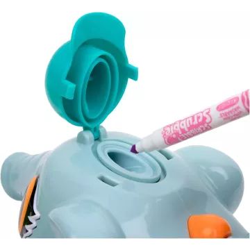 Crayola Scribble Scrubbie: Animăluțe lavabile - Set de joacă Curcubeu - .foto