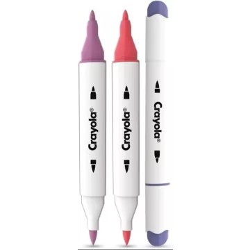 Crayola: Markere pentru artă - Set de carioci în culorile apusului, 8 buc. - .foto