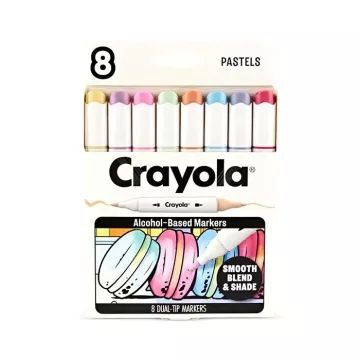 Crayola: Art Markers - Pasztell színű filctollkészlet, 8 db-os - . kép