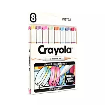 Crayola: Art Markers - Pasztell színű filctollkészlet, 8 db-os - . kép