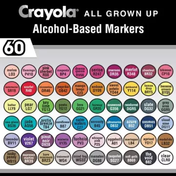 Crayola: Set de carioci Art Markers, 60 de bucăți - .foto