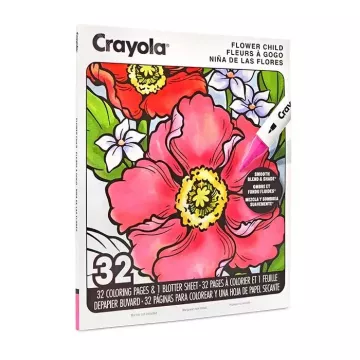 Crayola: Carte de colorat pentru adulți – Magia florilor - .foto