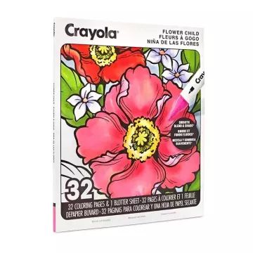 Crayola: Carte de colorat pentru adulți – Magia florilor - .foto