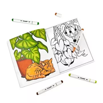 Crayola: Carte de colorat pentru adulți – Iubitorii de plante - .foto