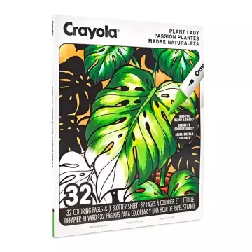 Crayola: Carte de colorat pentru adulți – Iubitorii de plante - .foto