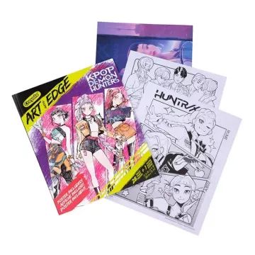 Crayola: Art With Edge - K-Pop Demon Hunters színezőkönyv és poszter - . kép