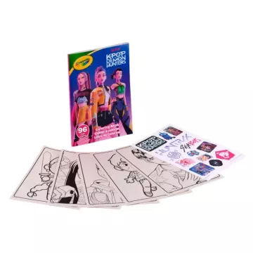 Crayola: carte de colorat „K-Pop Demon Hunters”, 96 pagini - .foto