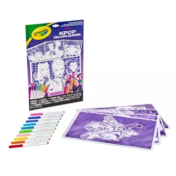 Crayola: Foi mari de colorat moi, K-Pop Demon Hunters - .foto