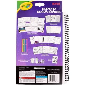 Crayola: Color & Sketch - Demonii vânătorilor K-Pop, caiet creativ - .foto