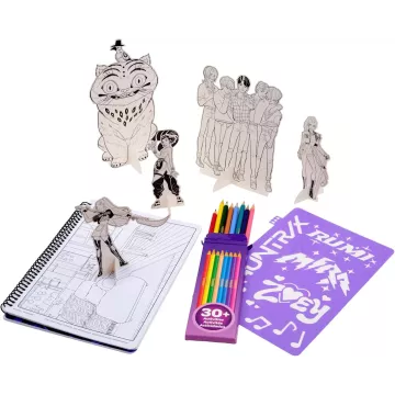 Crayola: Color & Sketch - Demonii vânătorilor K-Pop, caiet creativ - .foto