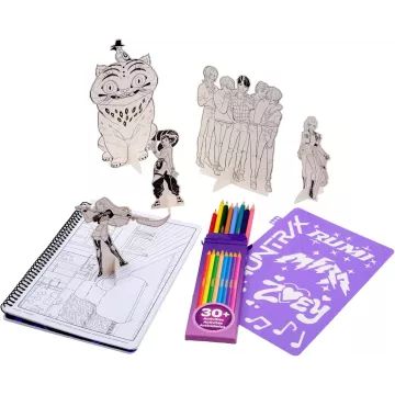 Crayola: Color & Sketch - K-Pop Demon Hunters kreatív foglalkoztatófüzet - . kép