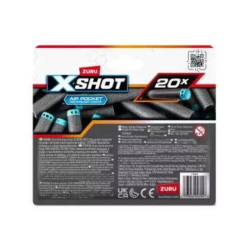 ZURU X-Shot Excel: 20 db-os habszivacs lövedék utántöltő - 1. széria - . kép