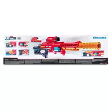 ZURU X-Shot Excel: Ranger X8, pistolă cu tambur cu burete, 8 focuri, 24 proiectile – seria 1 - .foto