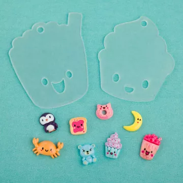 Decoden Magic - Varázsdekor: Kawaii táskadísz-CSOMAGOLÁSSÉRÜLT - . kép