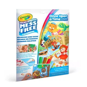 Crayola: Color Wonder Povești de basm, carte de colorat fără murdărie, AMBALAJ DETERIORAT - .foto