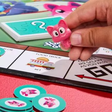 Monopoly Junior - joc de societate 2 în 1 AMBALAJ DETERIORAT - în limba maghiară - .foto