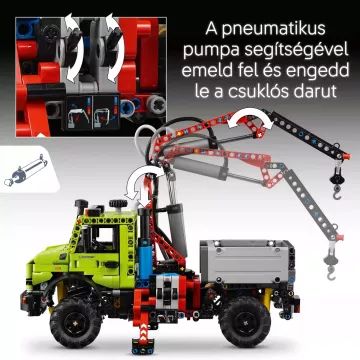LEGO® Technic Mercedes-Benz Unimog U 5023 daruval 42242 -CSOMAGOLÁSSÉRÜLT - . kép