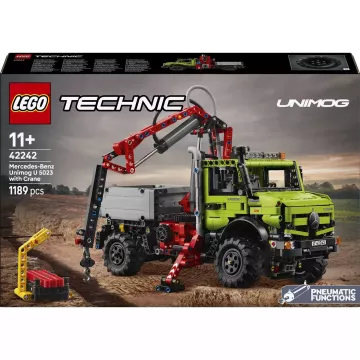 LEGO® Technic Mercedes-Benz Unimog U 5023 cu macara 42242 -AMBALAJ DETERIORAT - .foto