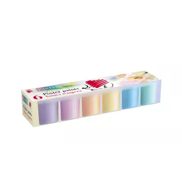 ICO Süni: Pasztell színű tégelyes tempera - 6 db-os CSOMAGOLÁSSÉRÜLT - . kép