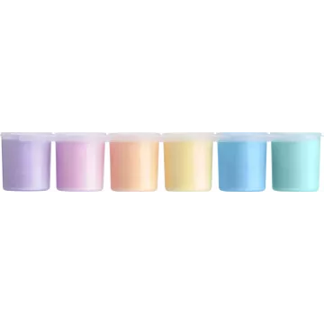 ICO Süni: Pasztell színű tégelyes tempera - 6 db-os CSOMAGOLÁSSÉRÜLT - . kép