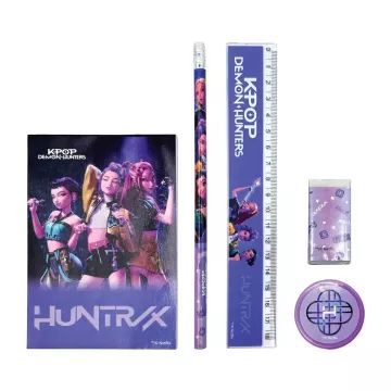 Set cancelleria K-POP Demon Hunters: Huntrix - confezione da 5 pezzi - .immagine