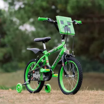 Bicicletă pentru copii Huffy - Minecraft, verde, 16
