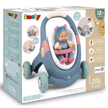 Little Smoby: cărucior 3 în 1 cu păpușă – AMBALAJ DETERIORAT - .foto