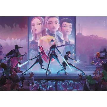 Clementoni Compact puzzle - K-Pop Demon Hunters, 1000 db-os - . kép