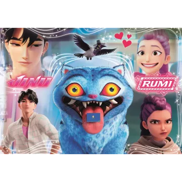 Puzzle Super Color Clementoni - Vânătorii de Demoni K‑Pop, 104 piese - .foto