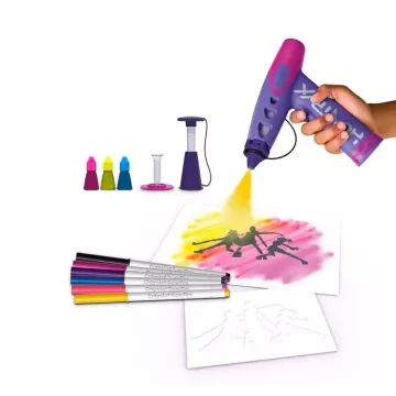 K-Pop: Demon Hunters Airbrush filctollal festő és filctollkészítő kreatív szett - . kép