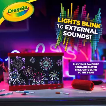 Crayola: Tabla Magică Ultimate cu lumini interactive la sunet și carioci - .foto
